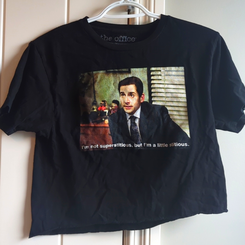 The office crop top
